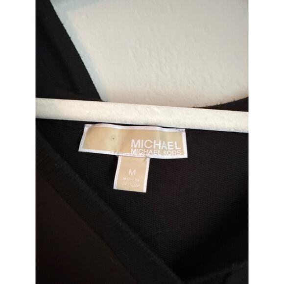 MK MICHAEL KORS Hoodie Sweater Dress Black - Picture 4 of 7